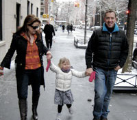 Michelle Conlin, Isabella Beavan, and Colin Beavan