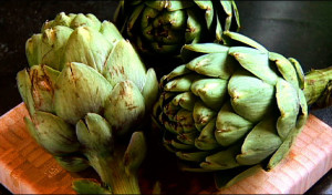 Prepping Artichokes