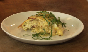 How to Make Dungeness Crab & Green Garlic Quiche