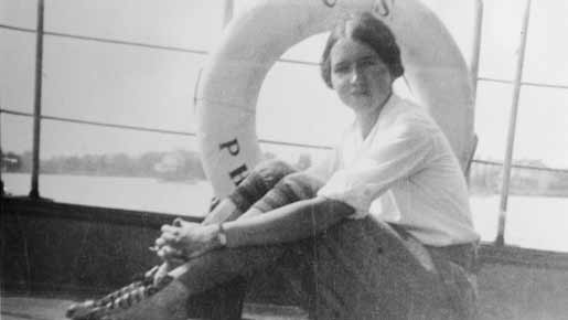 Rachel Carson; Circa 1929, Off the Coast of what is now known as Woods Hole Observatory