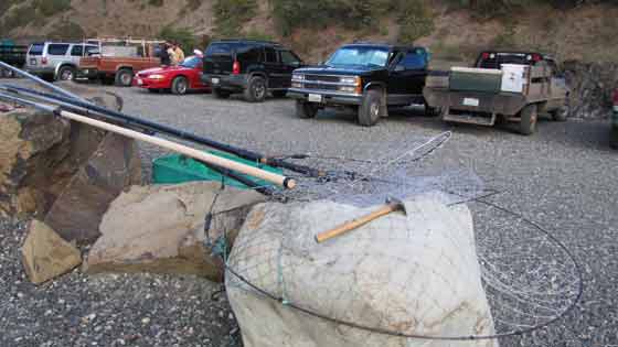 Traditional Yakama Nation Dip Net Used In Fishing