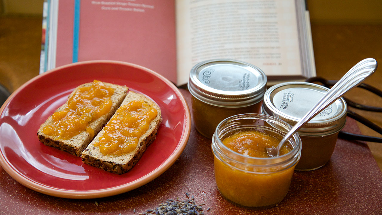How to Make Honey Sweetened Apricot Lavender Butter