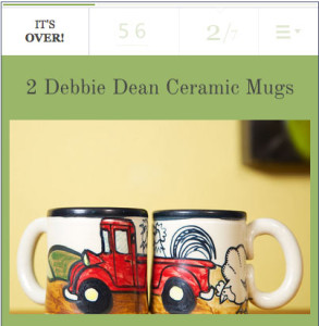 Debbie Dean Ceramic Mugs Giveaway