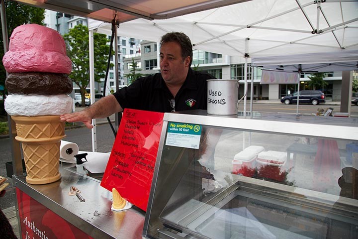 Food Innovation Center- Time To Market event-gelato ice cream vendor