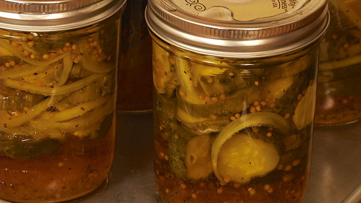 How to Make Bread and Butter Pickles (video)
