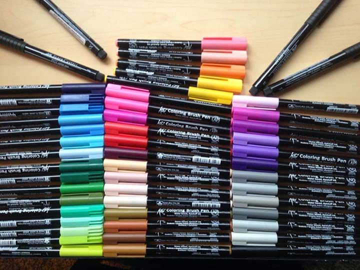 Colored Markers - Rebecca Gerendasy