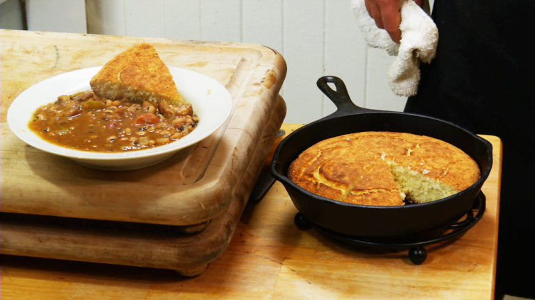 How to Make Black-Eyed Peas & Cornbread Video - Cooking Up a Story