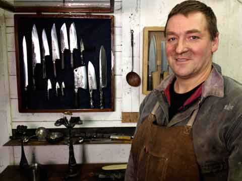 A Modern Blacksmith Making Ancient Japanese Culinary Knives