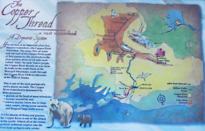 Copper River Basin illustration at Childs Glacier, near Cordova, Alaska.