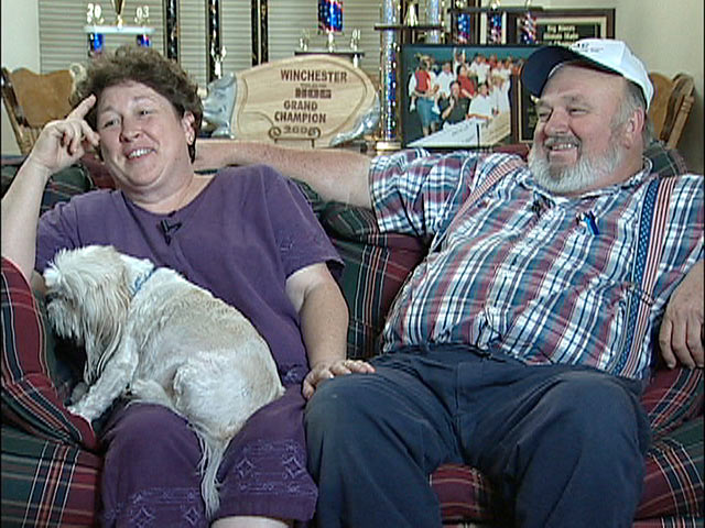 Larry and Ginny Mayes at their home in Memphis