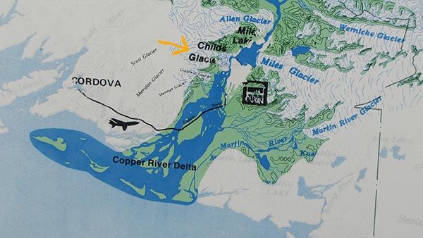 Childs Glacier Map - Cooking Up a Story