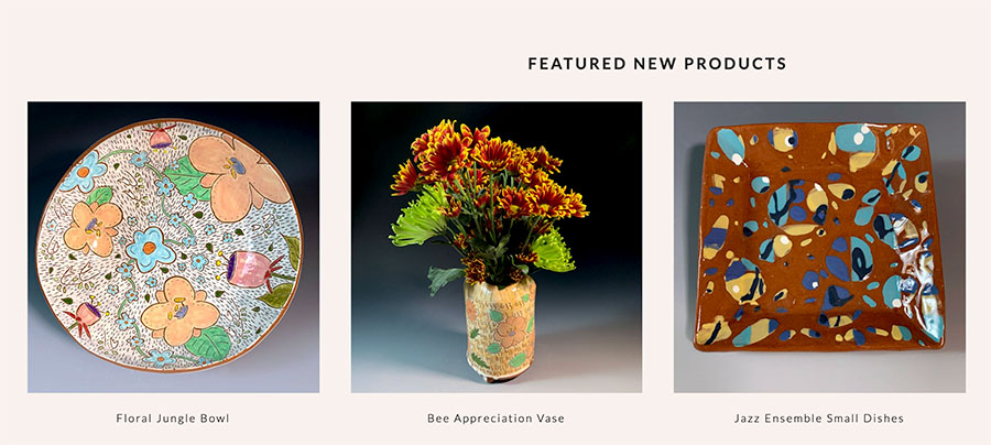Featured New Products - Rebecca Gerendasy Clay Art